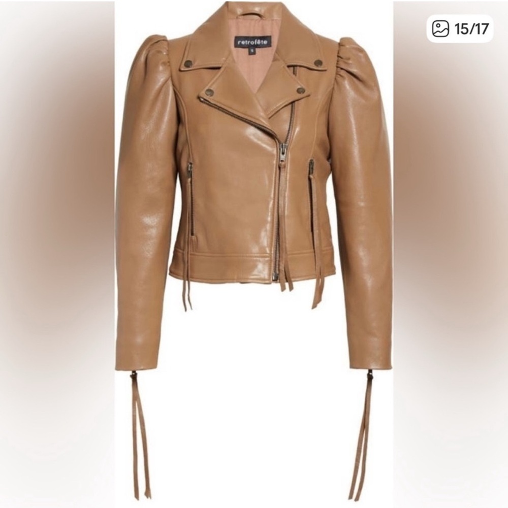 Retrofete Lo Leather Jacket - Picture 4 of 6